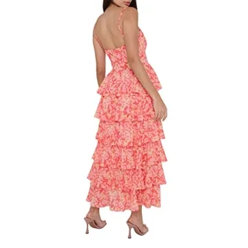 SOLILOQUY Women 2023 Summer Floral Maxi Dress | Boho Style