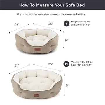 Soft and Washable Bedsure Dog and Cat Bed