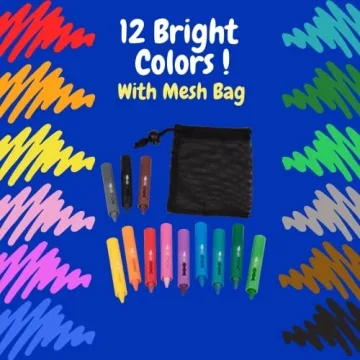 SCS Direct Bath Crayons Super Set Safe Fun for Kids