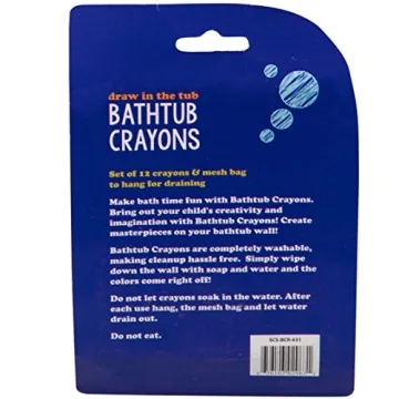 SCS Direct Bath Crayons Super Set Safe Fun for Kids
