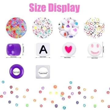 LIS HEGENSA Pony Beads Bulk,Kandi Beads for Necklace Jewelry Making Hair Braiding,Bracelets Making Kits,Hair Bead,Bracelet Beads,Plastic Beads for Crafts Braids Girls(24 Color,1000PCS)