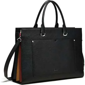 Stylish 15.6" Women's Leather Briefcase - CLUCI