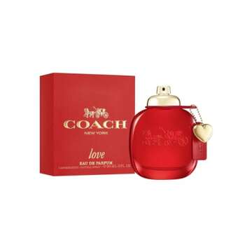 Coach Love Eau de Parfum - Long Lasting Fragrance with notes of Strawberry, Red Velvet Rose & Cedarwood - Floral & Fruity - 3.0 fl. oz.