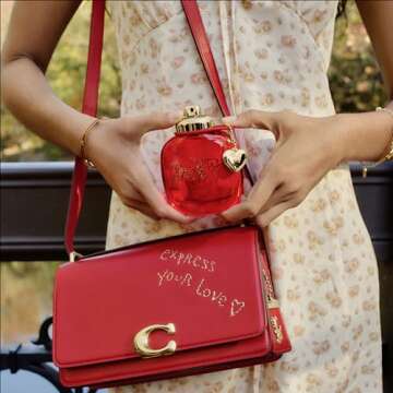 Coach Love Eau de Parfum - Long Lasting Fragrance with notes of Strawberry, Red Velvet Rose & Cedarwood - Floral & Fruity - 3.0 fl. oz.