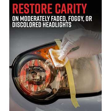 Adam's Headlight Restoration Kit - Graphene Ceramic Coating Headlight Car Detailing Kit (Pro Kit)