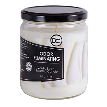 Delightful Vanilla Bean Candle - Eliminate Odors Easily