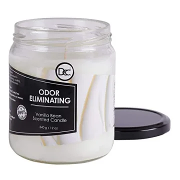 Delightful Vanilla Bean Candle - Eliminate Odors Easily
