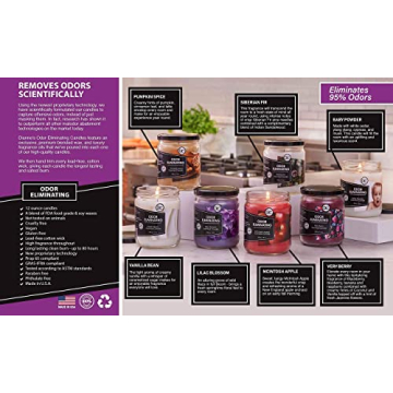 Delightful Vanilla Bean Candle - Eliminate Odors Easily