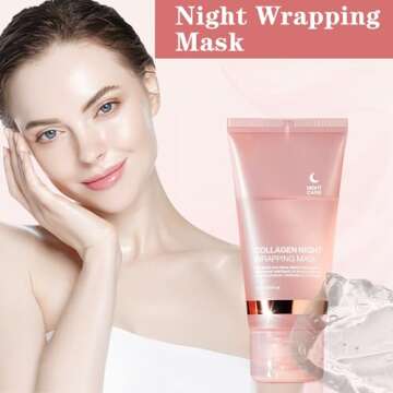 JALAWEF Collagen Night Wrapping Mask for Firm Skin