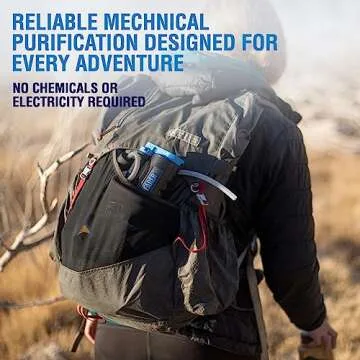 LifeSaver Wayfarer Water Purifier – Compact Military Grade Water Purification System up to 5,000L – Perfect for Camping, Hiking, Backpacking, Survival and Emergency Preparedness