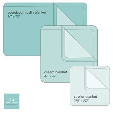 aden + anais Dream Blanket, Boutique Muslin Baby Blankets for Girls & Boys, Ideal Newborn Nursery & Crib Blanket, Unisex Toddler & Infant Bedding, Shower & Registry Gift, Heartbreaker
