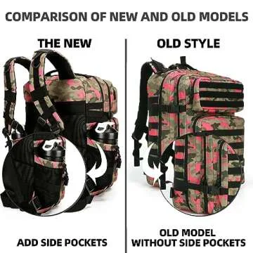 KXBUNQD 45L Tactical Assault Backpack for All Outdoor Activities