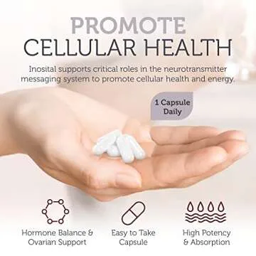 Zahler Inositol Supplement Capsules 1000mg - Mood & Nervous System Support Supplements for Women - Hormone Balance & Healthy Ovarian Function - Kosher, Gluten Free, Dairy Free - 120 Count