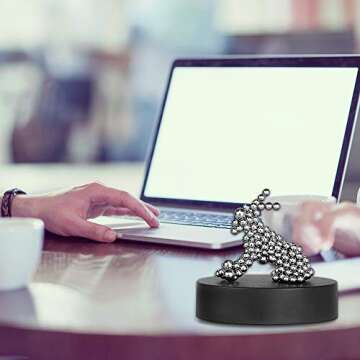 Amersumer Magnetic Desk Sculpture for Stress Relief & Creativity