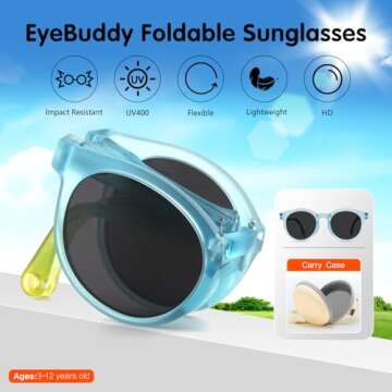 EyeBuddy Toddler Sunglasses - UV400 Protection for Kids