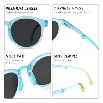 EyeBuddy Toddler Sunglasses - UV400 Protection for Kids