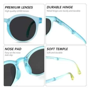 EyeBuddy Toddler Sunglasses - UV400 Protection for Kids