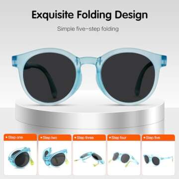 EyeBuddy Toddler Sunglasses - UV400 Protection for Kids
