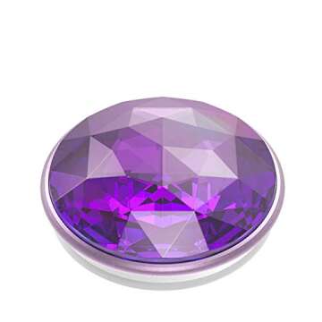 PopSockets Disco Crystal Orchid - Stylish Grip for Smartphones