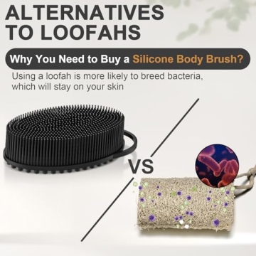 Luxury Metene Silicone Body Scrubber for Gentle Cleansing