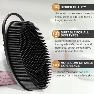 Luxury Metene Silicone Body Scrubber for Gentle Cleansing