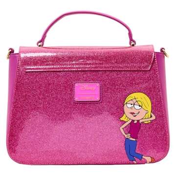 Loungefly Disney: Lizzie McGuire Glitter Crossbody Purse, Amazon Exclusive