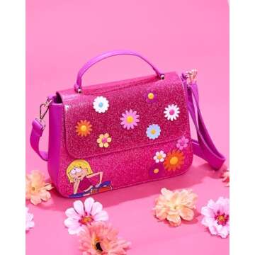 Loungefly Disney: Lizzie McGuire Glitter Crossbody Purse, Amazon Exclusive