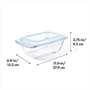 OXO Good Grips Glass Loaf Pan With Lid for Perfect Baking