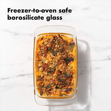 OXO Good Grips Glass Loaf Pan With Lid for Perfect Baking