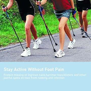 Big Toe Protector Silicone Toe Caps for Pain Relief