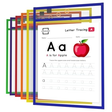 Scribledo Dry Erase Pockets - Durable and Reusable Sleeves