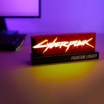 Stunning Cyberpunk 2077: Phantom Liberty LED Lamp for Fans