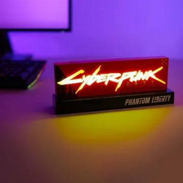 Stunning Cyberpunk 2077: Phantom Liberty LED Lamp for Fans