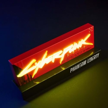 Stunning Cyberpunk 2077: Phantom Liberty LED Lamp for Fans