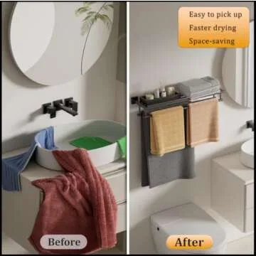 Stylish Alise Towel Rack - Premium Stainless Steel Design