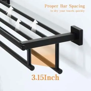 Stylish Alise Towel Rack - Premium Stainless Steel Design