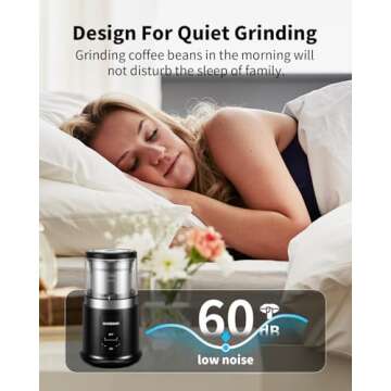 SHARDOR One Touch Electric Coffee Grinder for Spices