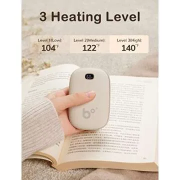 JISULIFE Hand Warmer and Power Bank for Outdoors