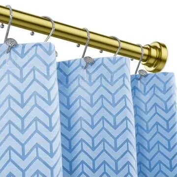 Ausemku Adjustable Shower Curtain Rod - Never Rust, No Drilling