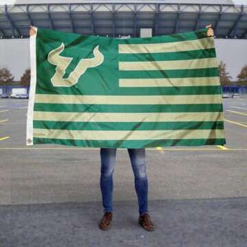 College Flags & Banners Co. South Florida Bulls Stars and Stripes Nation Flag