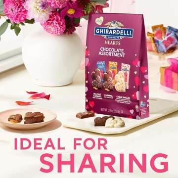 Ghirardelli Chocolate Assortment Duet Hearts - 6.2oz