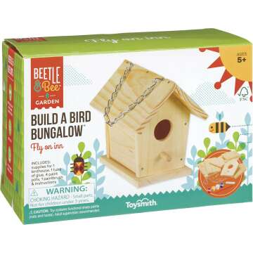 DIY Birdhouse Kit for Kids - Toysmith Beetle & Bee