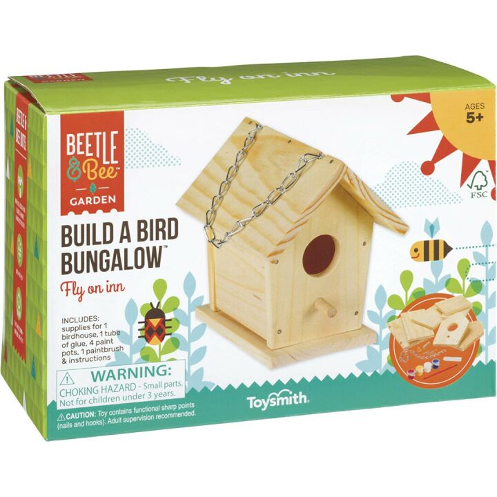DIY Birdhouse Kit for Kids - Toysmith Beetle & Bee