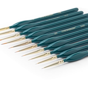 Transon Detail Paintbrush Set for Miniature Art