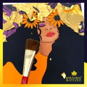 Luxury 23K Gold Leaf Sheets for Art and Craft Projects