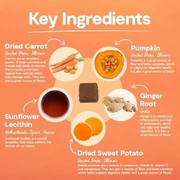 Open Farm Probiotic Chews, Dog Supplement, Dog Vitamins, Supports Normal Flora and Bowel Movement Us...