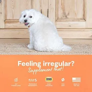 Open Farm Probiotic Chews, Dog Supplement, Dog Vitamins, Supports Normal Flora and Bowel Movement Using Traceable and Vet-Approved Ingredients, 12.7 oz, 90 Count