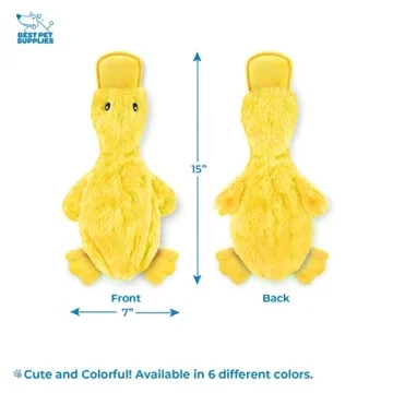Crinkle Dog Toy - Plush Duck for All Breeds