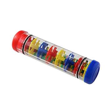 Rainmaker 8 inch Mini Rainstick for Babies Rattle Tube Rain Stick Shaker Music Sensory Auditory Inst...