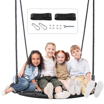 48" Spider Web Swing Set 700lbs Capacity UV Resistant